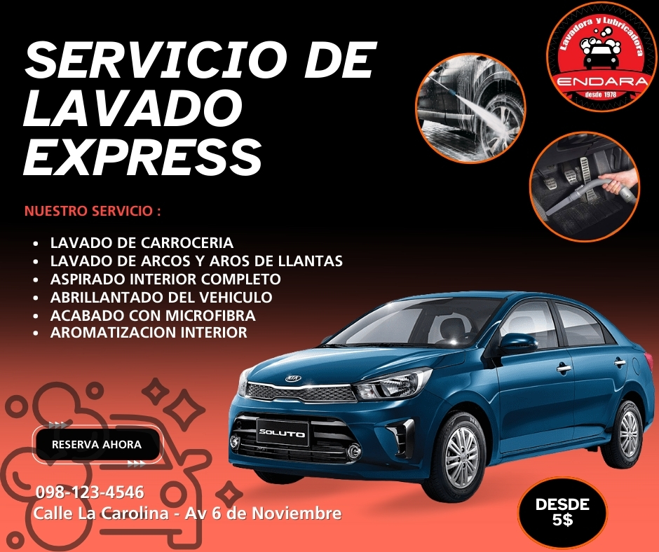 Servicio Lavado Express